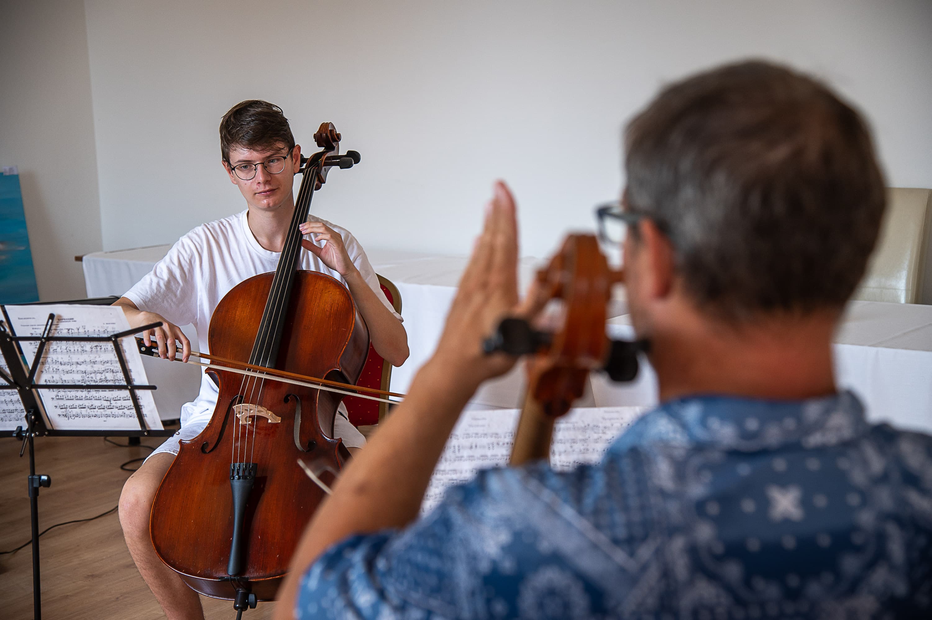 Cello class with Jan Pospisil