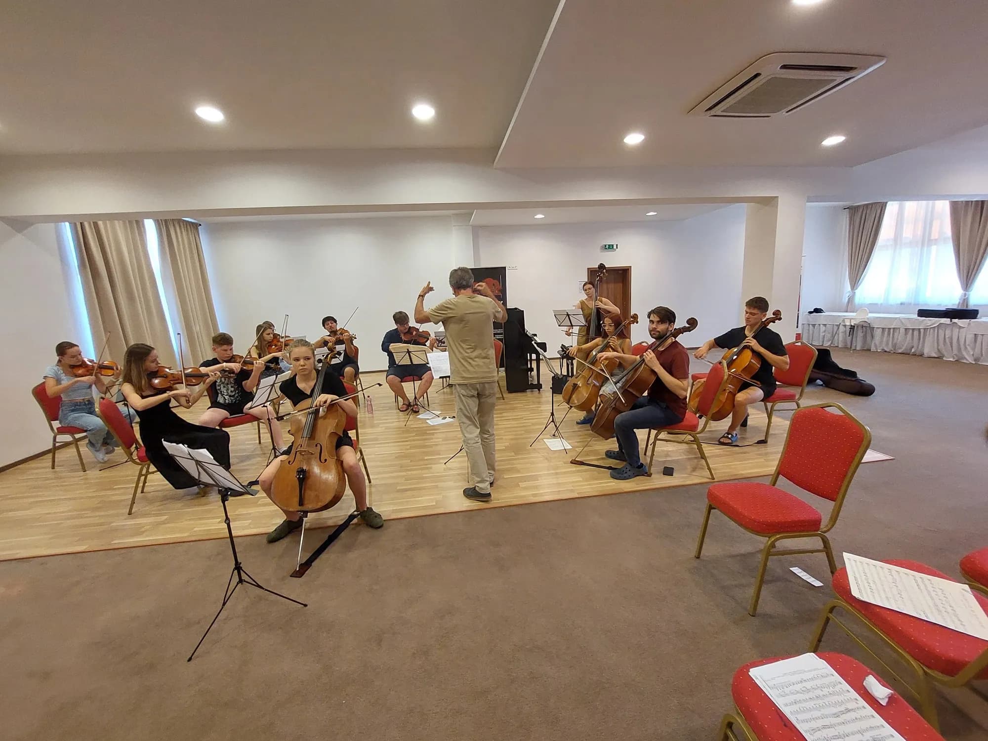 VMYA orchestra rehearsal