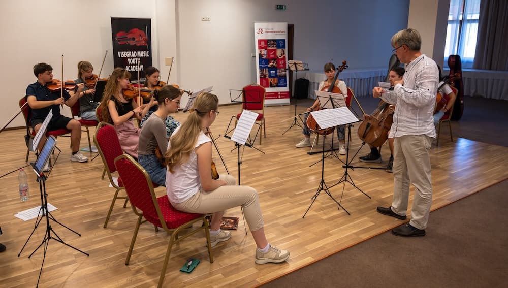 Visegrad orchestra rehearsal