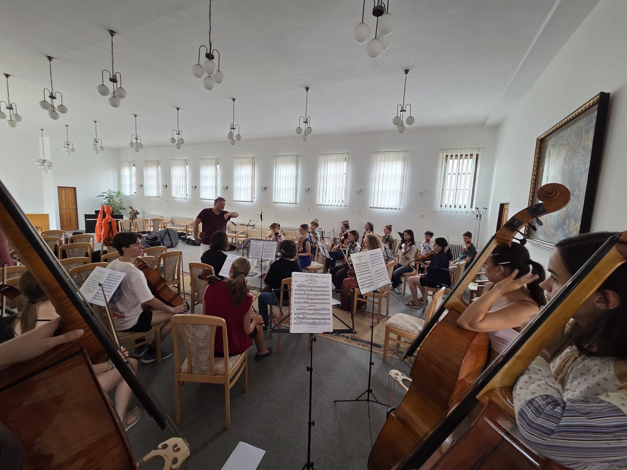 VMYA orchestra rehearsal